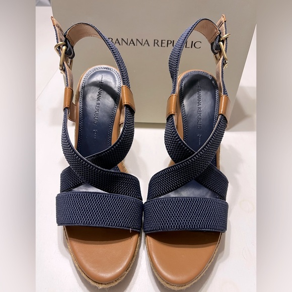 Banana Republic Shoes - Banana Republic Piperr Espadrilles - Navy Blue